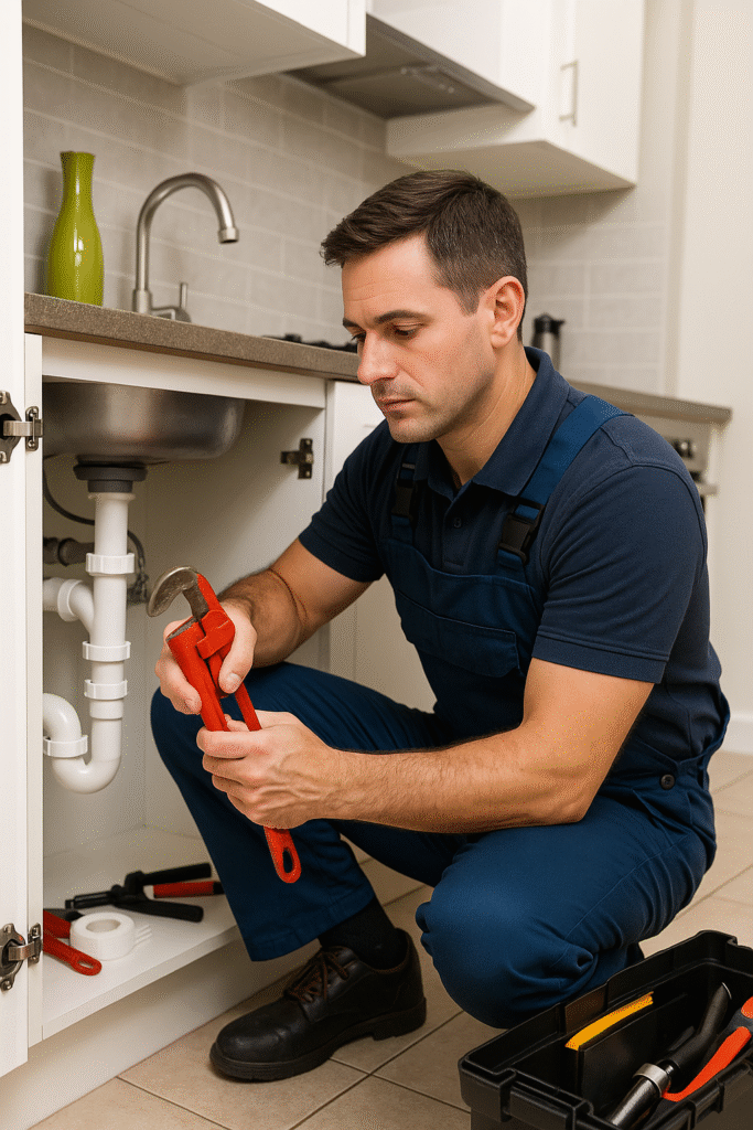 Licensed plumber providing plumbing services in Fairfield